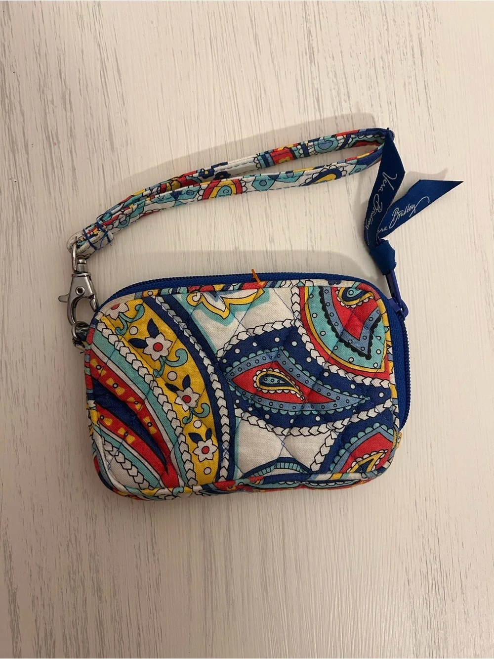 Vera Bradley Retired Marina Paisley Coin Purse